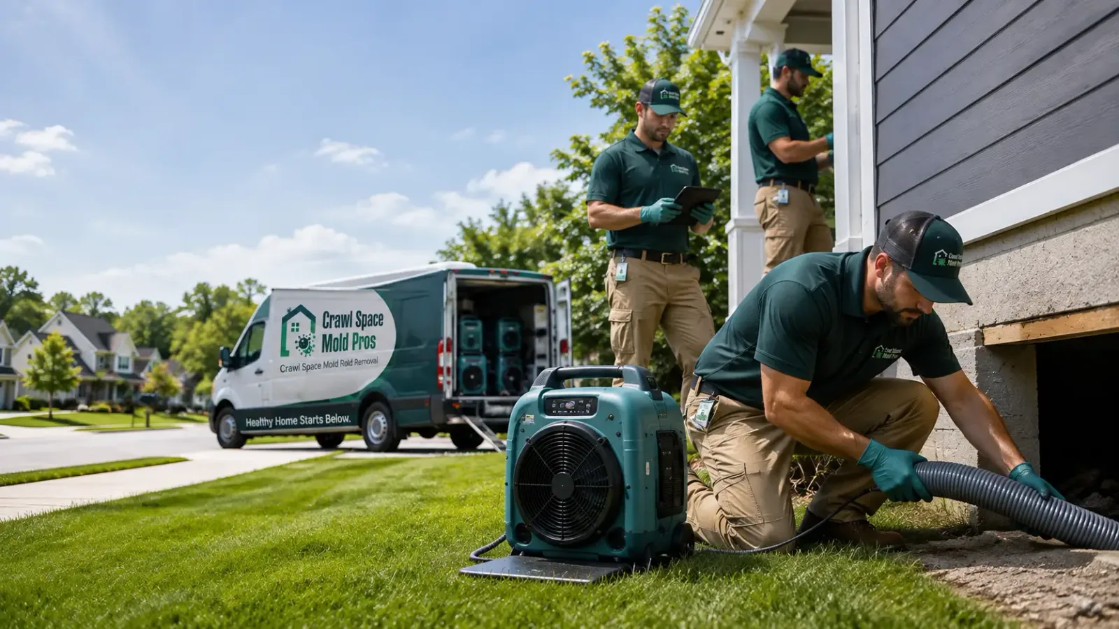 Crawl Space Mold Removal in South Gibson, PA